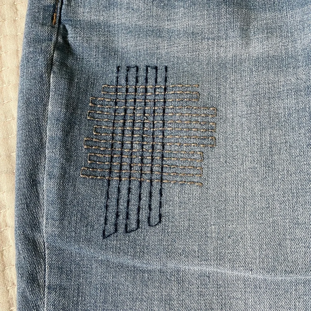 Sonoma Light Blue Distressed Ankle Jeans